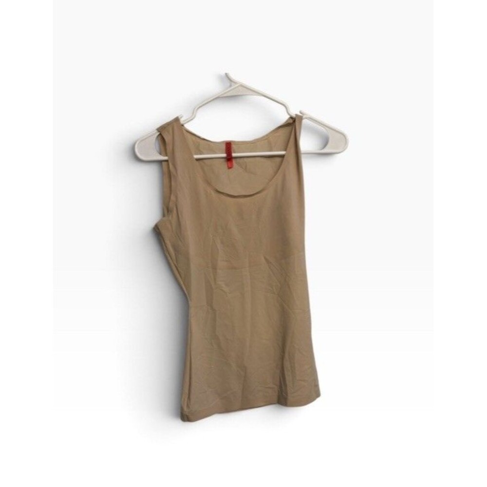 Spanx Shapewear Thinstincts Tank Top Smoothing Shaping Camisole Beige Control M
